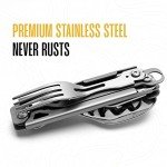 4-in-1 Stainless Steel Camping Utensil Multi-Tool
