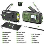 Solar Crank Emergency Radio with Power Bank
