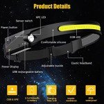 Rechargeable Motion Sensor Headlamp for Outdoors