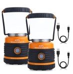 Rechargeable LED Lanterns for Hurricane Emergencies (2 Pack)