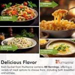 NuManna Emergency Food Bucket - 80 Servings