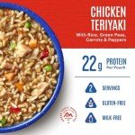 Chicken Teriyaki with Rice Freeze-Dried Meals - 6-Pack