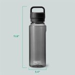 YETI Yonder Chug Bottle, 1L, Graphite