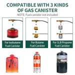 Portable 9000W Propane Camping Stove with Accessories