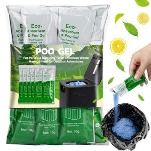 RainFlow Eco Toilet Gel Bags - 28 Packs