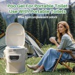 RainFlow Eco Toilet Gel Bags - 28 Packs