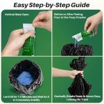 RainFlow Eco Toilet Gel Bags - 28 Packs