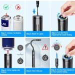 TOPKAY Flexible Neck Butane Torch Lighter