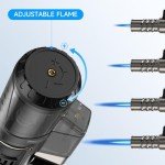 TOPKAY 2 Pack Windproof Jet Flame Lighters