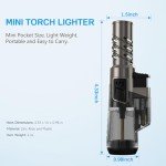 TOPKAY 2 Pack Windproof Jet Flame Lighters
