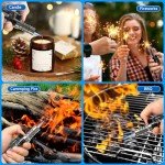 TOPKAY 2 Pack Windproof Jet Flame Lighters