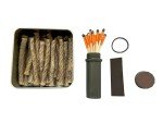 Weatherproof Fire Starter Matches and Waterproof Case