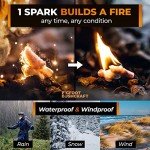 Waterproof Fire Starters – 50 Pack for Emergencies