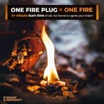 Waterproof Fire Starters – 50 Pack for Emergencies