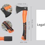 GRENPRO 15" Hatchet Axe for Wood Splitting