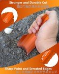 Ultralight Aluminum Backpacking Trowel Multitool - Orange