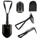 Portable 23-Inch Military Folding Survival Shovel