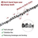 48-Inch Hand Rope Saw with 44 Feet Rope