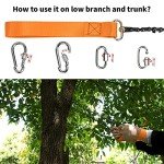 48-Inch Hand Rope Saw with 44 Feet Rope