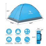 Waterproof Lightweight 2-Person Tent for Camping