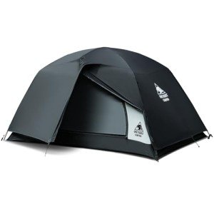 OneTigris 2-Person Waterproof Camping Tent - Black