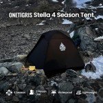 OneTigris 2-Person Waterproof Camping Tent - Black