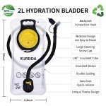 KUREIDA 2L BPA Free Hydration Bladder for Outdoors