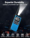 Rechargeable Walkie Talkies with NOAA Alerts - 6 Pack