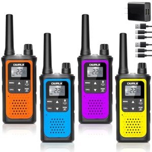 4 Pack Long Range Rechargeable Walkie Talkies