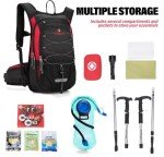 Hydration Pack Backpack with 3L Water Bladder