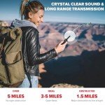 Rechargeable Walkie Talkies with SOS and Weather Alert