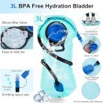 Hydration Pack Backpack with 3L Water Bladder
