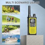 4 Pack Long Range Rechargeable Walkie Talkies