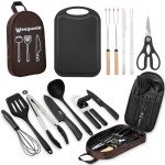 Versatile Camping Utensils Set for Outdoor Cooking