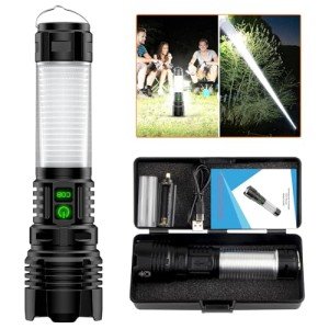 Super Bright 100,000 Lumen LED Rechargeable Flashlight