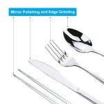 Portable 5-Piece Stainless Steel Utensil Set