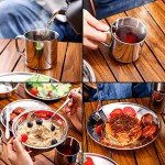 Odoland 29-Piece Camping Utensil Set for 4