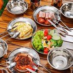 Odoland 29-Piece Camping Utensil Set for 4