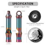 TISUR Titanium Emergency Keychain Whistle – 120db