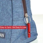 49-Piece Keychain Emergency Whistle Set
