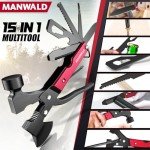 15-in-1 Survival Multi-Tool Axe for Emergencies