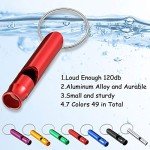 49-Piece Keychain Emergency Whistle Set