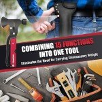 15-in-1 Survival Multi-Tool Axe for Emergencies