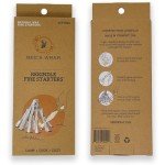 Beeswax Fire Starters – 25 Fires, Waterproof