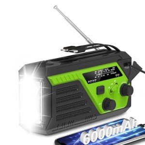 Hand Crank Emergency Weather Radio with Charger