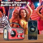 16000mAh Hand Crank Emergency Weather Radio