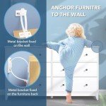 Child Safety Furniture Anchors and Straps Kit