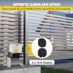 Happybuy 1400LBS Automatic Sliding Gate Opener
