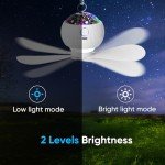Rechargeable Camping Fan & LED Lantern Combo