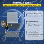 Happybuy 1400LBS Automatic Sliding Gate Opener